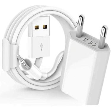 Imagem de Carregador Compatível com iPhone 5s 5 6 7 8 Xs Xr Max Plus  - OEM, Bra