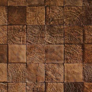 Imagem de Papel de Parede Adesivo Madeira Mosaico - 027 - Multimpressão