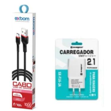 Imagem de Kit Carregador Compatível com Poco F5 - Cabo USB C Reforçado e Fonte -