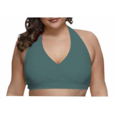 Imagem de Top Plus Size Reforçado Fitness Academia Ginastica Moda dia dia casual