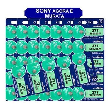 Imagem de Bateria Sony 377 Sr626sw 40 Unidades Original Relógio