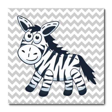 Imagem de Placa Decorativa - Zebra - Infantil - 1466plmk - Allodi