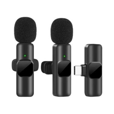 Imagem de Microfone Lavalier Sem Fio Para Transmissões Ao Vivo No YouTube, TikTo