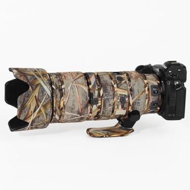 Imagem de CHASING BIRDS Capa protetora de lente impermeável camuflada para Nikon Z 70-200 mm f/2.8 VR S à prova de chuva (camuflagem de palheta, com 1,4X e 2,0X TC)