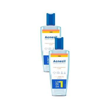 Imagem de Kit 2 Sabonete Líquido Facial Acnezil 200ml