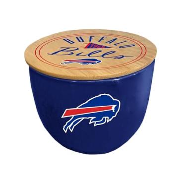 Imagem de Pegasus Sports Vela de cerâmica NFL Buffalo Bills Script Circle Logo