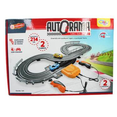Imagem de Pista de Autorama com 2 Carrinhos e 2 Controles 214cm - Well Kids