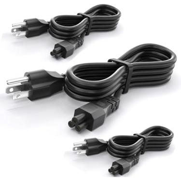 Imagem de Pacote com 3 cabos de alimentação para TV de 3 pinos, substituição do cabo de alimentação C5 Mickey Mous feito para LG LCD LED Smart TV 32LN530B 39LN5300 42LB5600 42LN5700 47LB5800 47LB5900 65LB6190