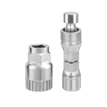 Imagem de Vaasee Extrator de manivela de bicicleta e removedor de suporte inferior, conjunto de ferramentas de remoção de bicicleta para reparo de manutenção de bicicleta, manivela de estrada e remoção de