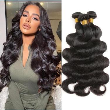 Imagem de Pacotes de cabelo Boopwine Body Wave 30 35 40cm 100% brasileiros