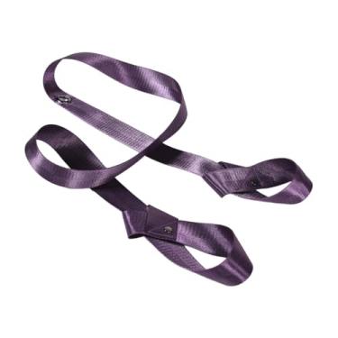 Imagem de Dynwave Alça de transporte para tapete de ioga, alça portátil para mulheres, acessório de ioga, tipoia ajustável, Roxo