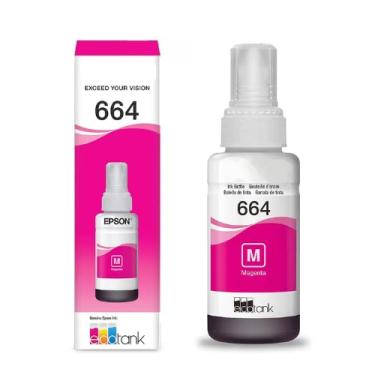 Imagem de TINTA T664320AL T664320 T664 MAGENTA L200 L396 L220 L110 L355 L555 L455 L365 70ML