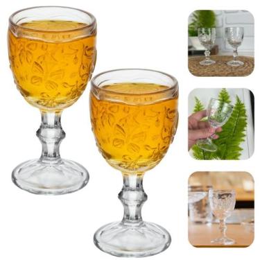 Imagem de Jogo 2 Taças De Licor 50ml Dose New Butterfly Cristal Borboleta Luxo I