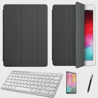 Imagem de Kit Capa Smart Case Galaxy Tab S7 lte SM-T875 11 /Can/Pel e Teclado Br