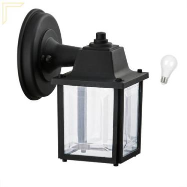 Imagem de Arandela Vintage Externa Retro Preta Alz17 + Lampada Ali48 - Acende a 