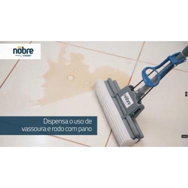 Imagem de Rodo de Espuma Mágico 27cm Nobre Porcelanato Laminado Granito Vinil Su