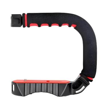 Imagem de Suporte Estabilizador Portátil U-Grip Pro U Ulanzi para Câmera e Smartphone Preto – Estabilização Profissional, Leve e Durável, 3 Sapatas Fria