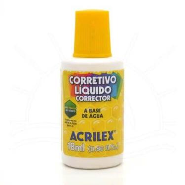 Imagem de Corretivo Líquido Acrilex 18 ml