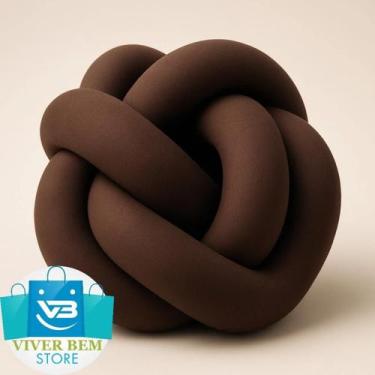 Imagem de Almofada macia no escandinavo nozinho luxo - Viver Bem Estar, Marrom