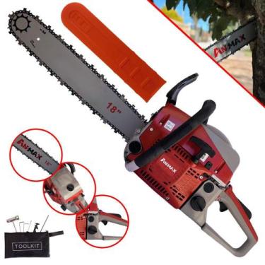 Imagem de Motorsserra À Gasolina Anmax CS5200B 52cc 2,7HP 11.000rpm Motor 2 Temp