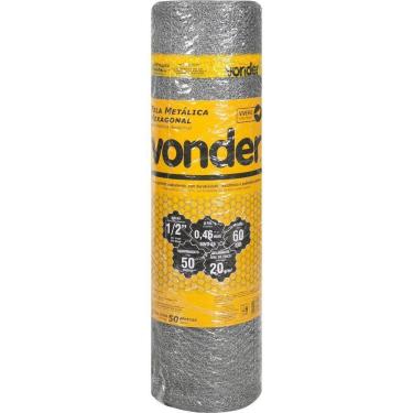 Imagem de Tela Metálica Viveiro Hex Malha 1-2`` BWG26 0,6m 50m Vonder