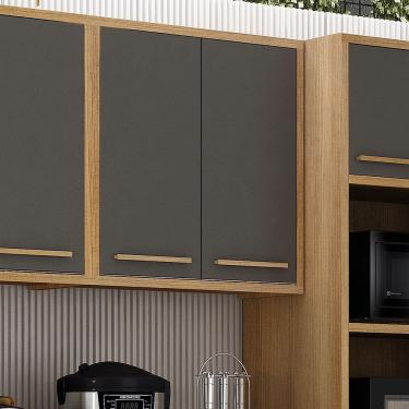 Imagem de Armário Aéreo para Cozinha 2 Portas 80cm Torino Valdemóveis