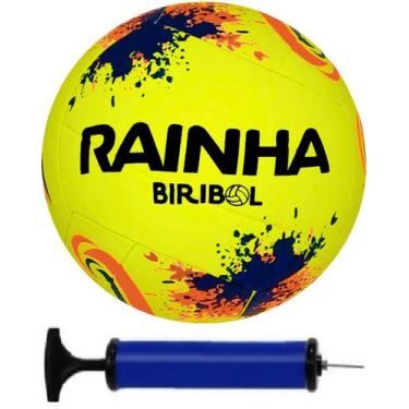 Imagem de Bola Biribol Rainha + Bomba de Ar, Amarelo