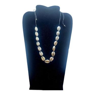 Imagem de Colar Choker Búzios Natural Cordão Concha PRAIA AJUSTAVEL - ASA