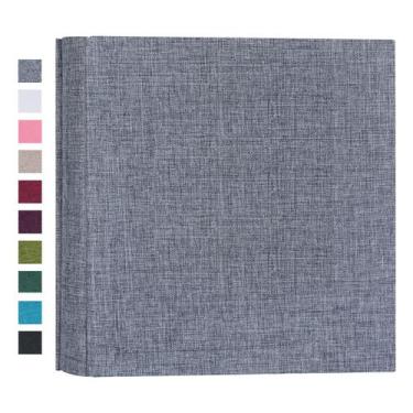 Imagem de Álbum de fotos Mublalbum Small 10x15cm 200 fotos Linen Grey