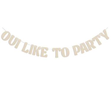 Imagem de Banner: Oui Like to Party, despedida de solteira francesa, champanhe, 