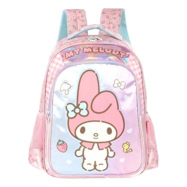Imagem de Mochila Escolar Costas My Melody Hello Kitty Infantil