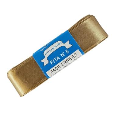 Imagem de TRADER, Fita De Cetim Trader 22mm N°5 Com 10 Metros, Bege Escuro