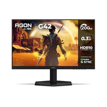 Imagem de Monitor Gamer 24” AOC AGON 24G42HE/57 Full HD 200Hz 0,3ms NVIDIA G-Sync Preto