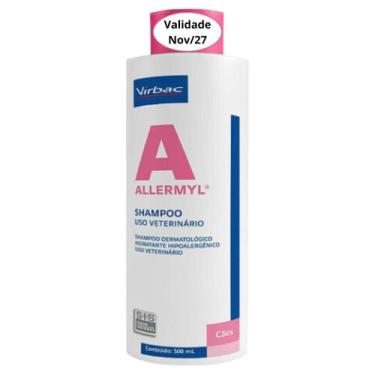 Imagem de Allermyl Shampoo 500ml Virbac Hidratante Cães E Gatos