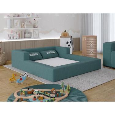 Imagem de Cama Montessoriana Casal Aconchego 100% Espuma Boucle Keiko - Keiko Co