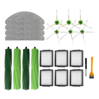 Imagem de Mop Cloth Hepa Filter Parts Compatible With Irobot Roomba J5 / J5 + / I5 / I5+ Vacuum Cleaner Accessories Main Side Brush Wheel Replacement(Set27)