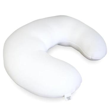 Imagem de Almofada de Amamentação com Fibra Siliconada Branca - Bicho Papão