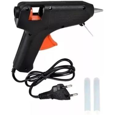 Imagem de Máquina de Cola Quente Profissional 20W Bico Fino Pequena Bivolt 127V 220V Artesanato Reparo Rápido