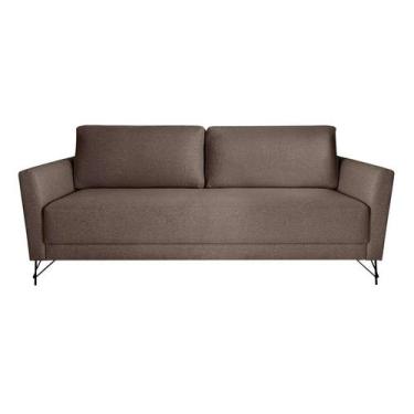 Imagem de Sofá 3 Lugares Nikos Marrom 220 cm - Keva