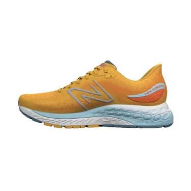 Imagem de New Balance Fresh Foam X 880 V12 masculino, Damasco vibrante/laranja vibrante, 12 Medium