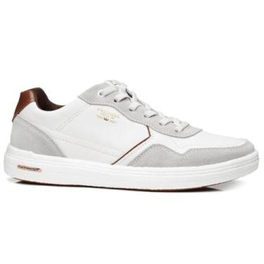 Imagem de Sapatenis Pegada Ref 112003-01 Branco/cinza/marrom 044