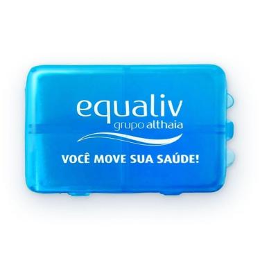 Imagem de Porta Comprimido Plus - 8 Divisórias Azul - Equaliv-Masculino