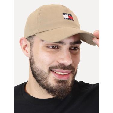 Imagem de Boné Tommy Jeans Masculino Heritage Structured Marrom Claro-Masculino