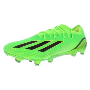 Imagem de adidas Tênis de futebol masculino Speedportal.2 Firm Ground, Verde sinal/preto carbono/amarelo sinal, 45