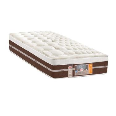 Imagem de Colchão Solteiro Molas Pocket Ensacadas Silver Star Air Híbrido Euro Pillow (88x188x32) - Castor