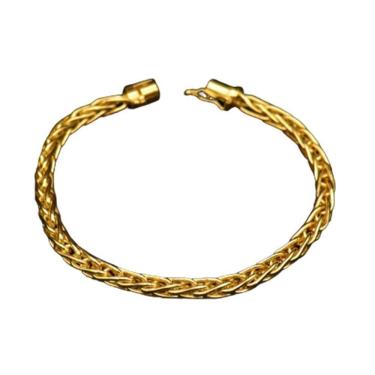 Imagem de Pulseira Palmeirinha Moeda Antiga 6mm Nao Descasca