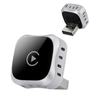 Imagem de YYMC Adaptador CarPlay sem fio para Apple Car Play, edição pequena, converte com fio de fábrica para carro sem fio, adaptador Plug & Play para Apple iPhone iOS 10+ e carros a partir de 2015+ (2026
