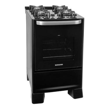 Imagem de Fogão Best Glass 4 Queimadores Preto Fgvbg410pt Suggar Bivolt