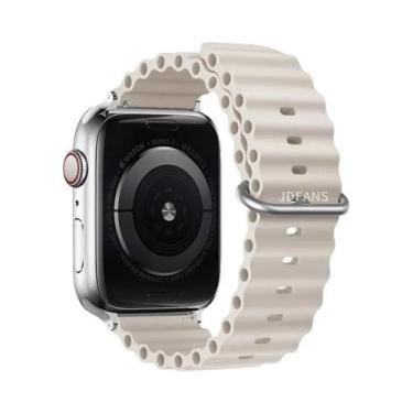 Imagem de Pulseira De Silicone Ocean Band Para Apple Watch Ultra Série 10 9 8 7 
