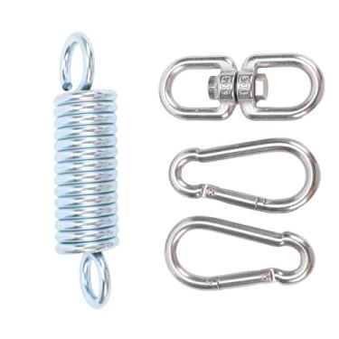 Imagem de VBESTLIFE Kit de Suspensão de Rede, Rotação de 360 ​​°, Capacidade de 550 Lb, Serviço Pesado, para Balanço, Cadeira, Ioga, Playground, Vários Ginásios Internos e Externos